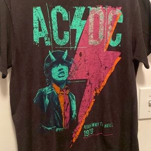 Retro AC/DC band tee